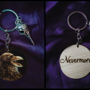 Nevermore Keychain